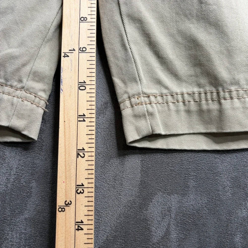 Unionbay Cargo Shorts Mens 38 Khaki Survivor Vintage Belted Cotton New